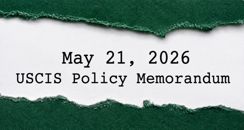 USCIS Policy Memorandum PM-602-0199